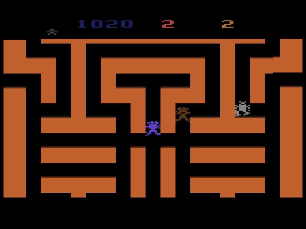 Gameplay of Mines Of Minos for Atari 2600
